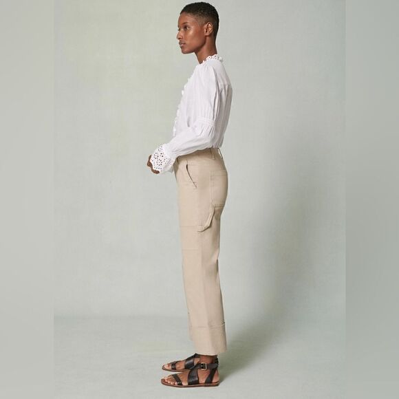 🇬🇧ME+EM Straight-Leg Utility Cuff Trouser - Picture 4 of 12